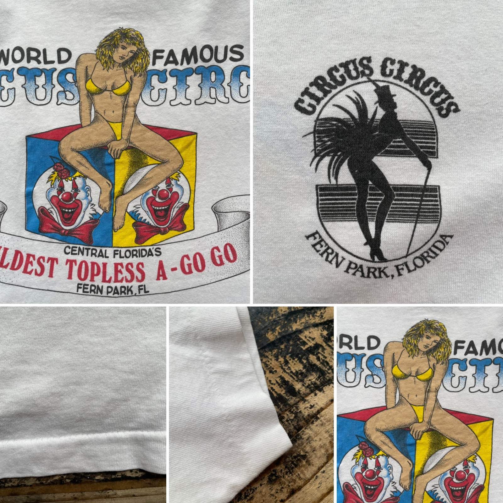 画像: 80〜90s トップレスバー エロ Tシャツ