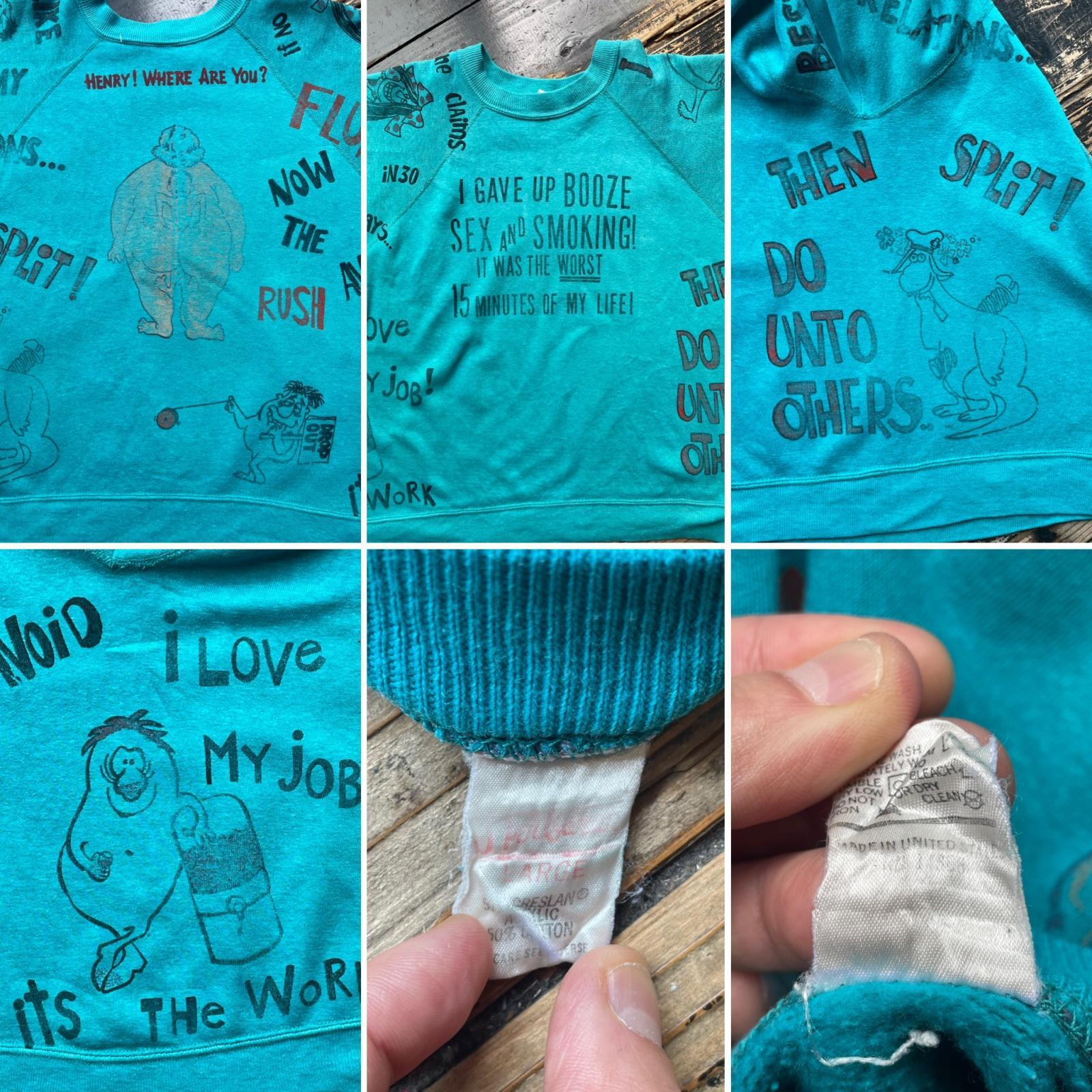 画像: 使用済み転写紙 カスタム 半袖スウェット