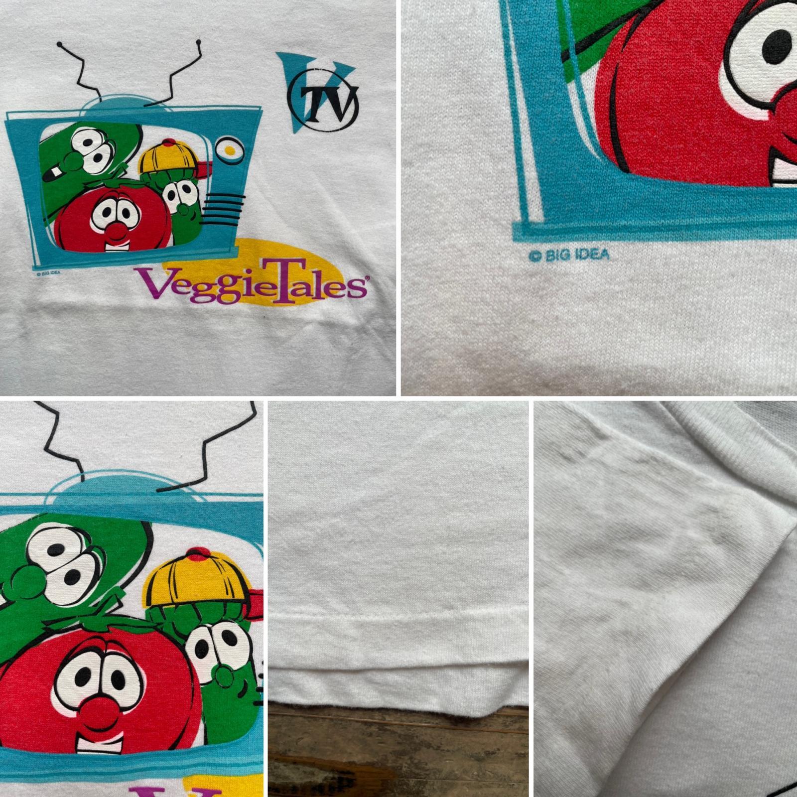 画像: 90s VeggieTales コンピューターアニメーション Tシャツ
