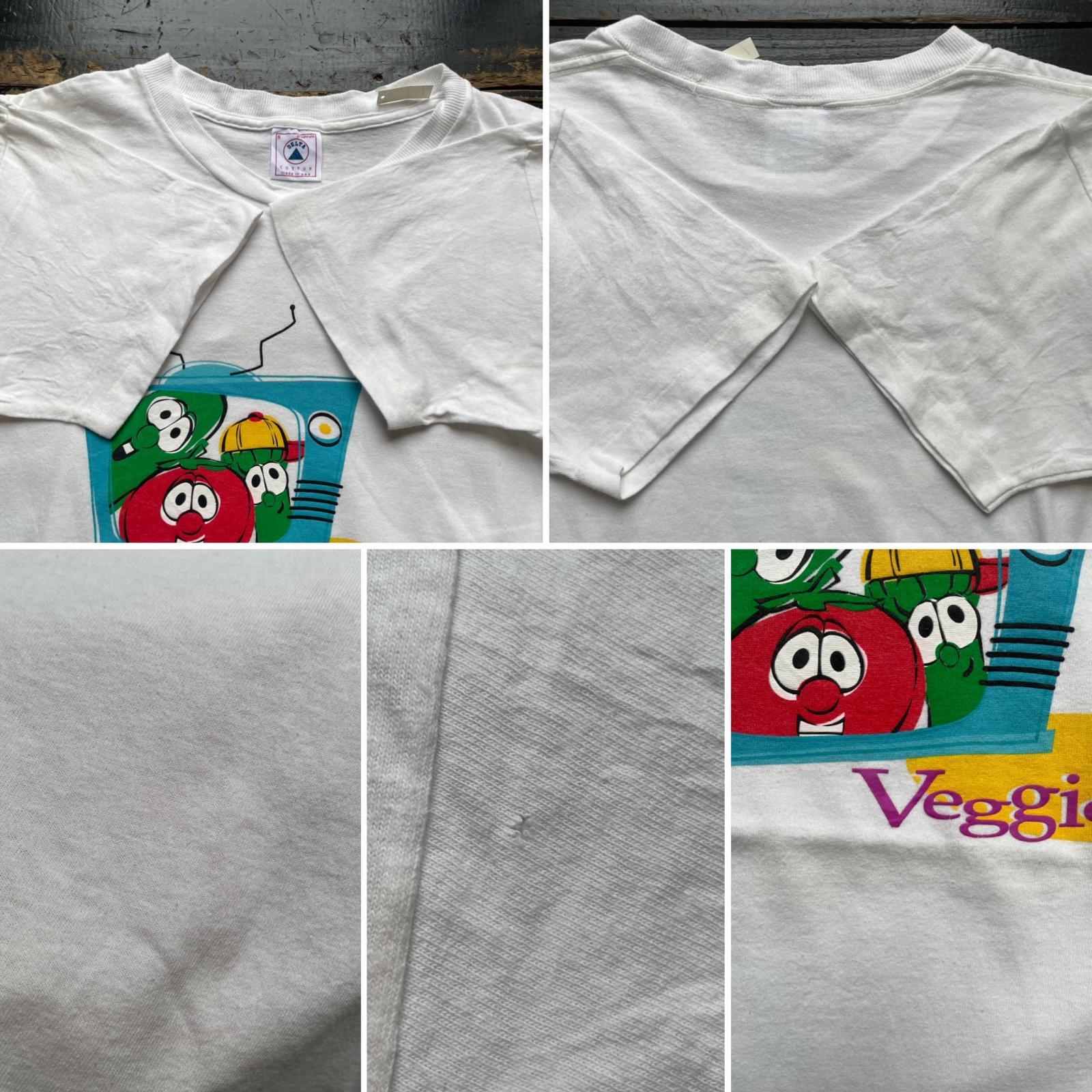 画像: 90s VeggieTales コンピューターアニメーション Tシャツ