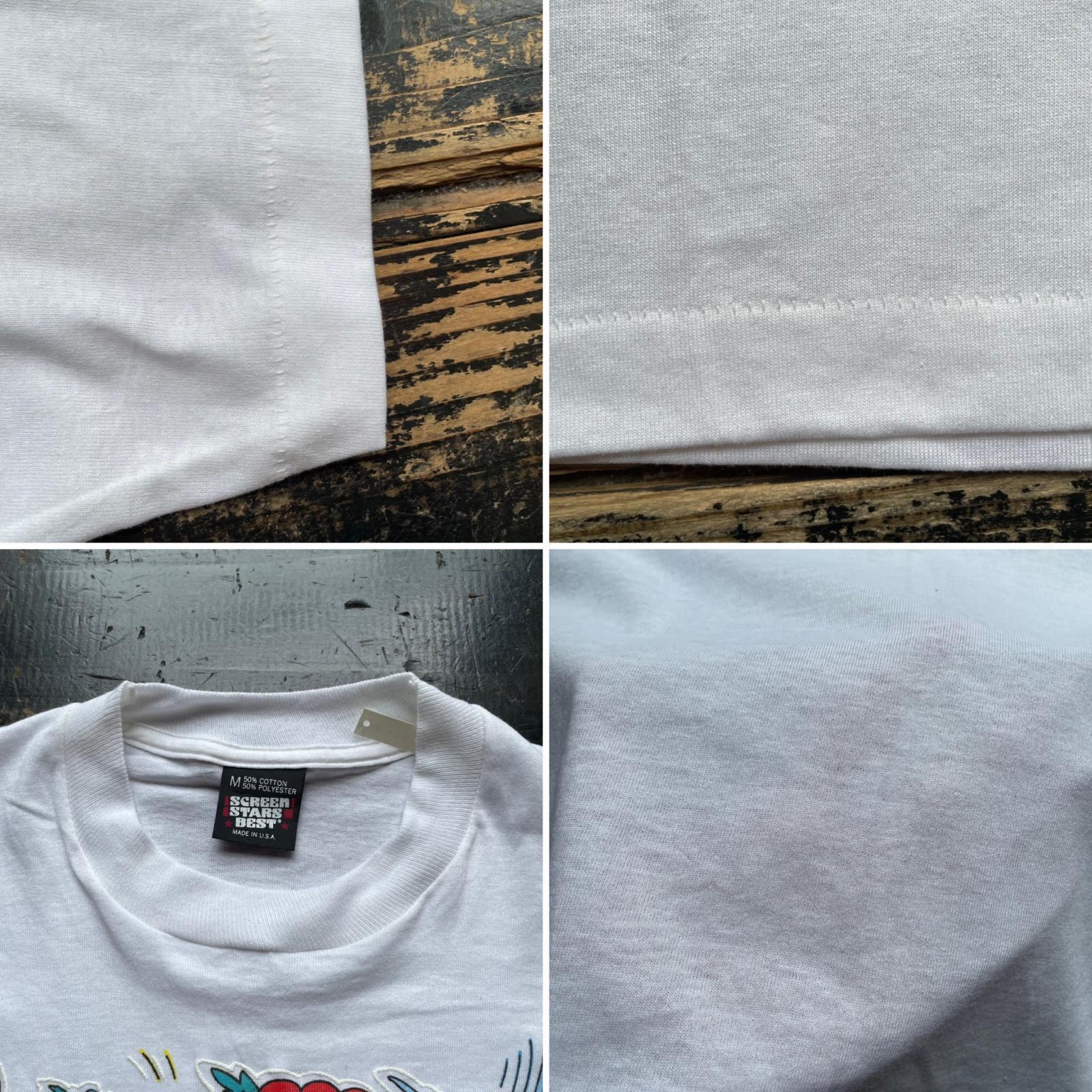 画像: 80〜90s USA製 スカル タトゥー Tシャツ