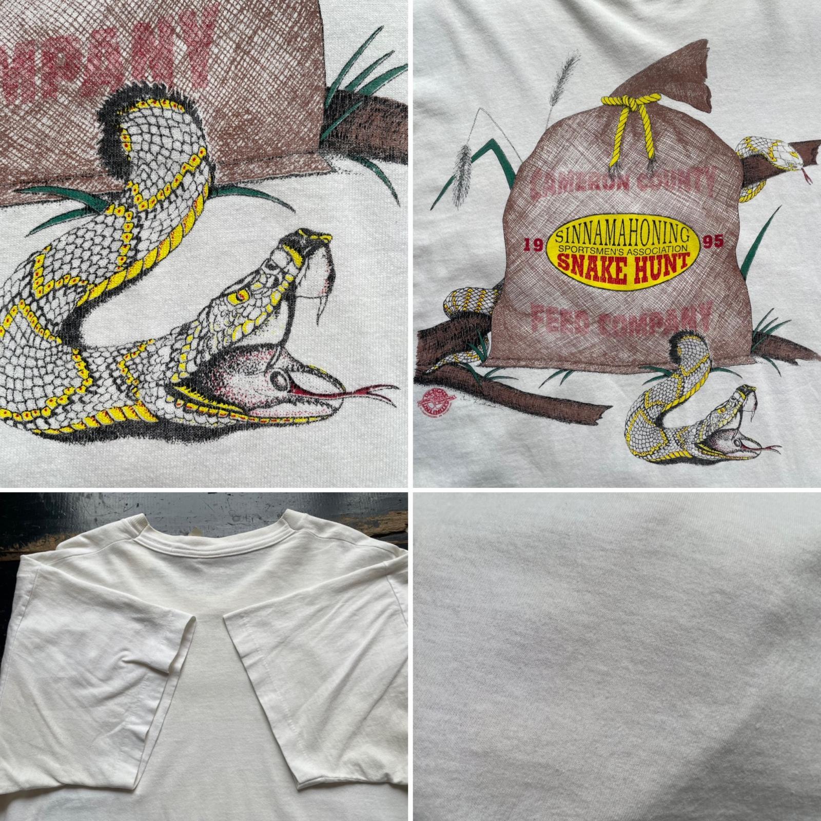 画像: 90s スネーク ハント USA製 Tシャツ