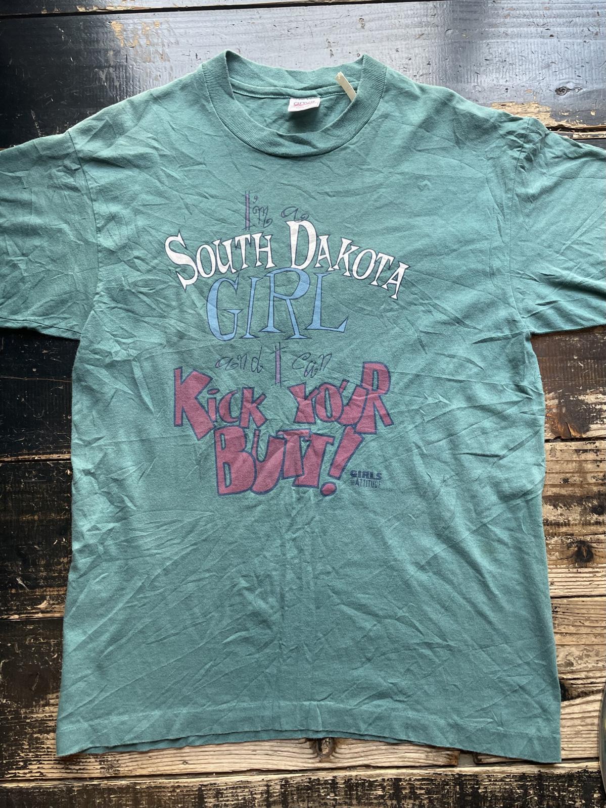 画像1: 90s サウスダコタ ギャグ Tシャツ
