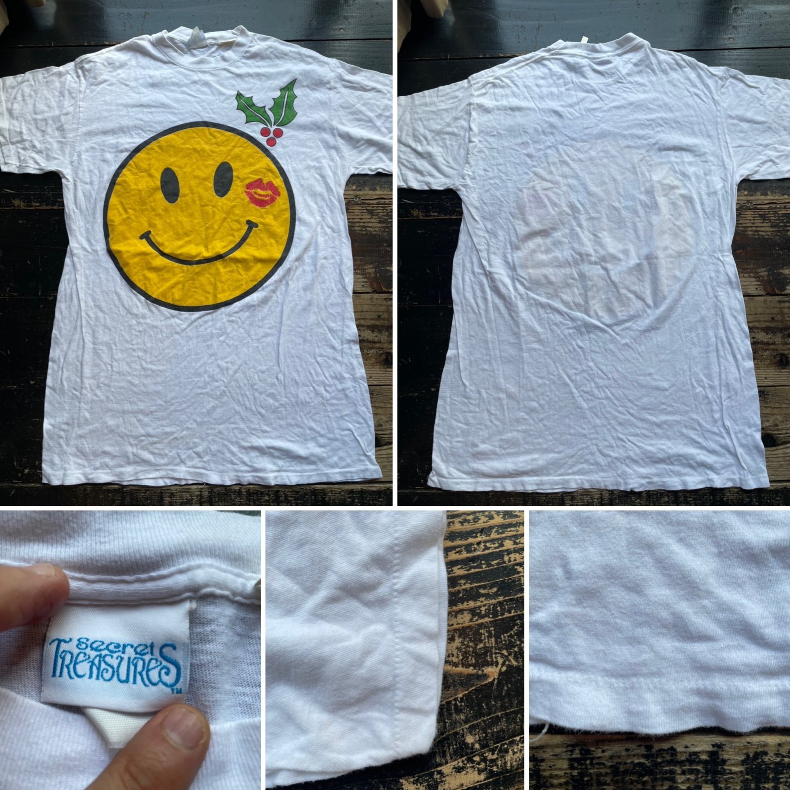 画像: 90s スマイル Tシャツ