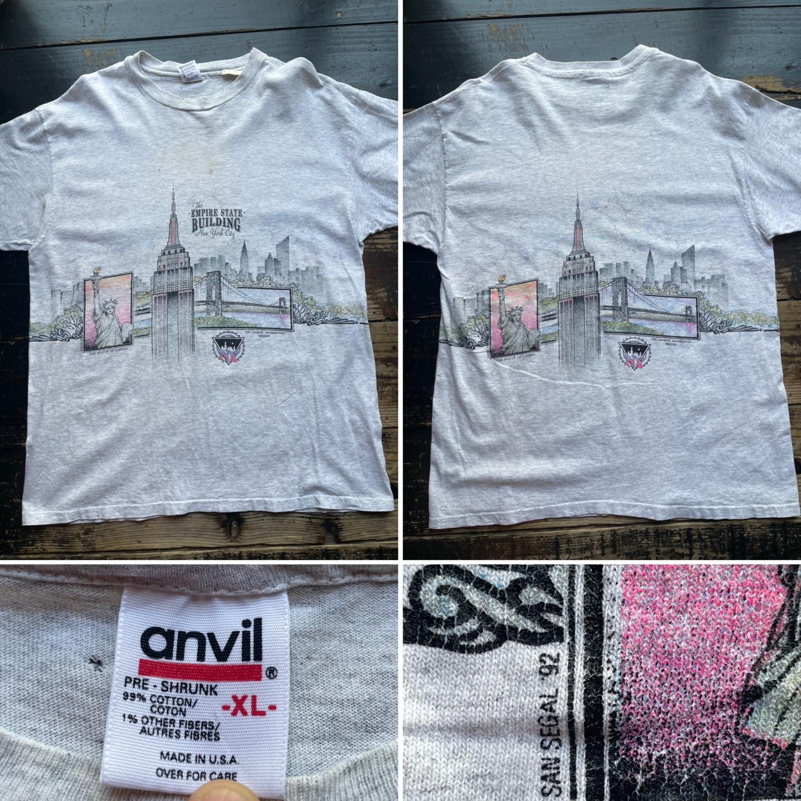 画像: 90s エンパイアステートビルディング USA製 Tシャツ