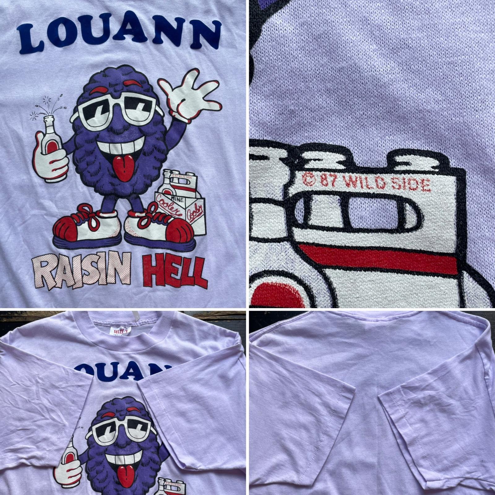 画像: 80s カリフォルニア レーズン Tシャツ