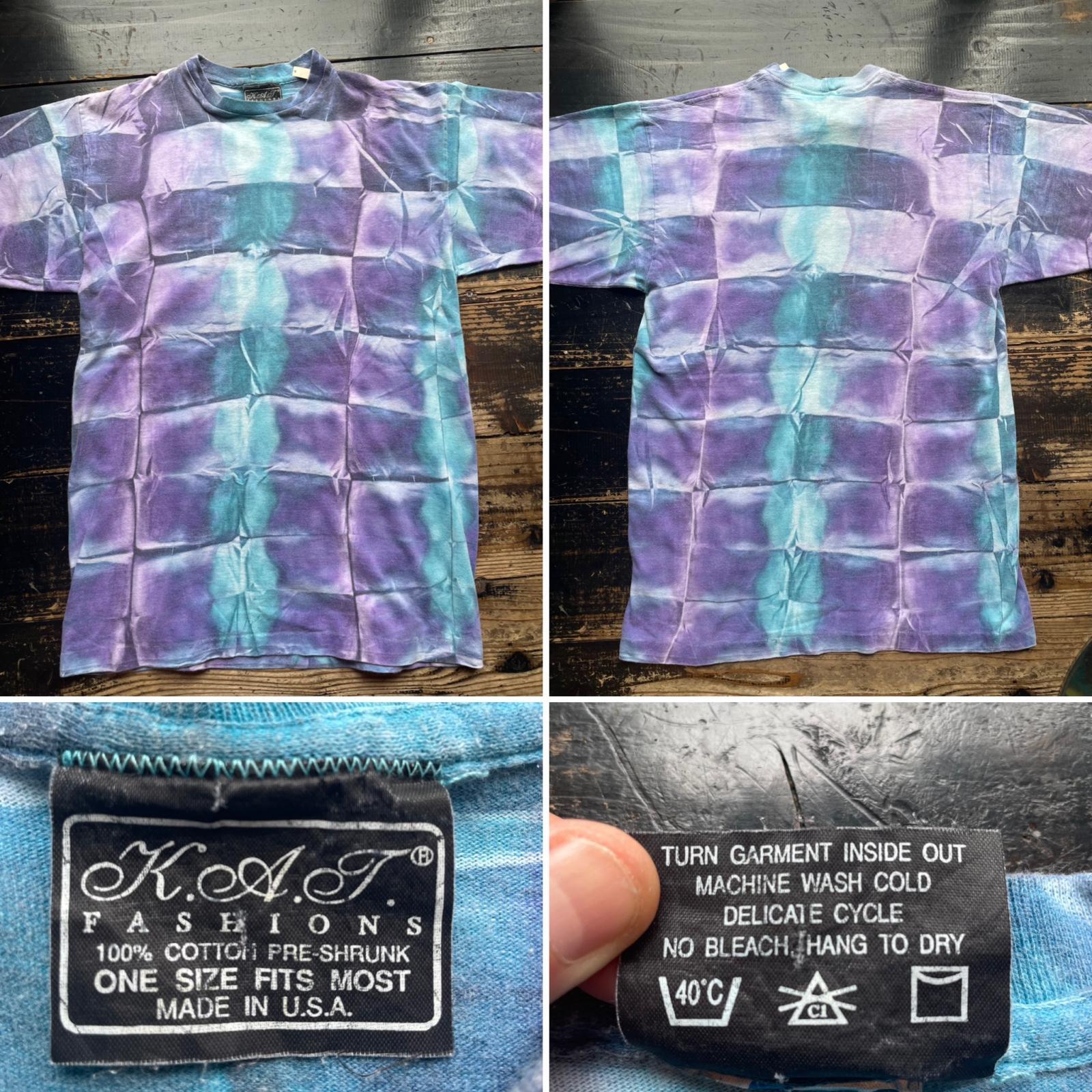 画像: 90s USA製 タイダイ染め Tシャツ