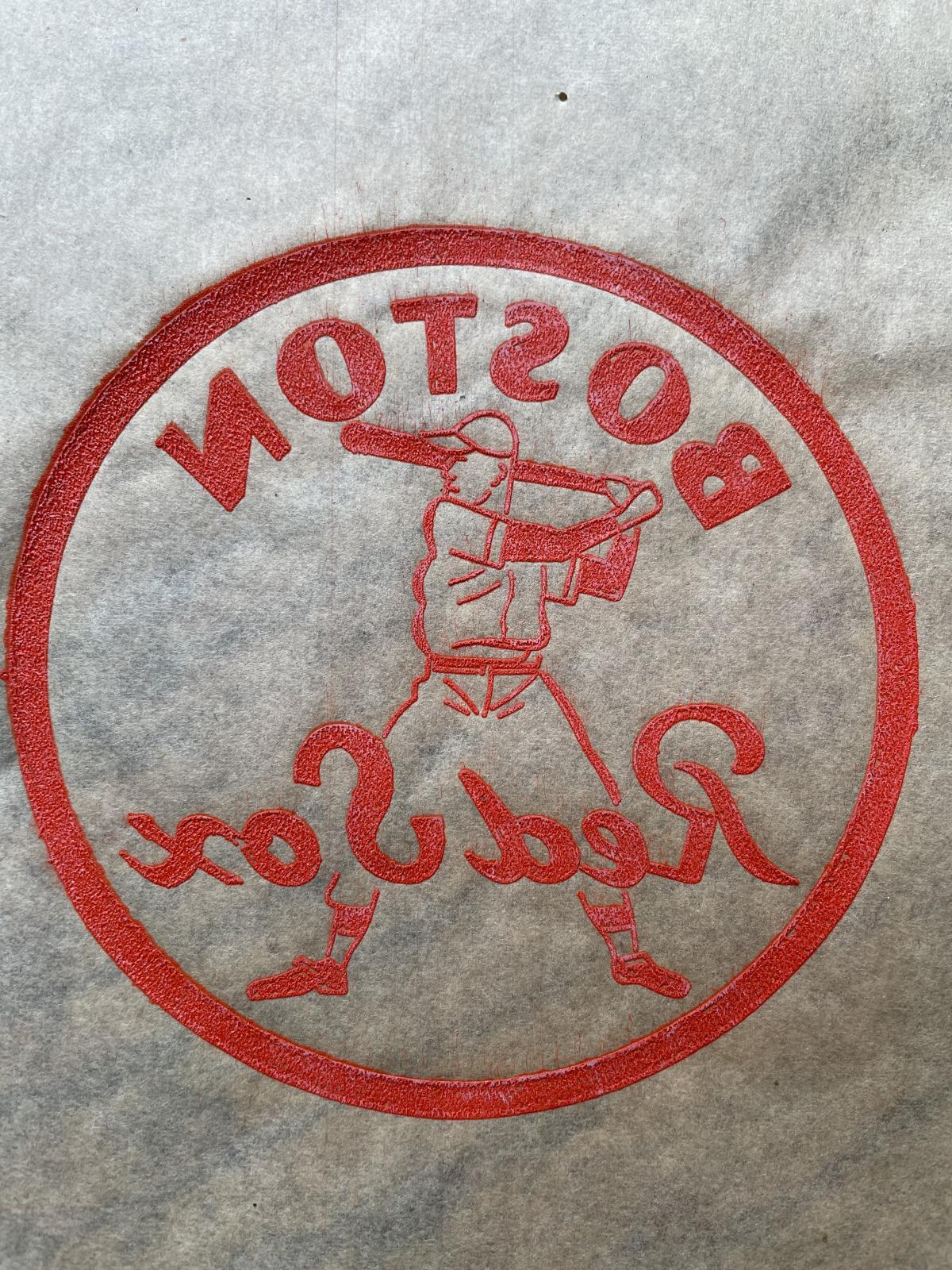 画像: 1950s〜BOSTON Red Sox 転写紙