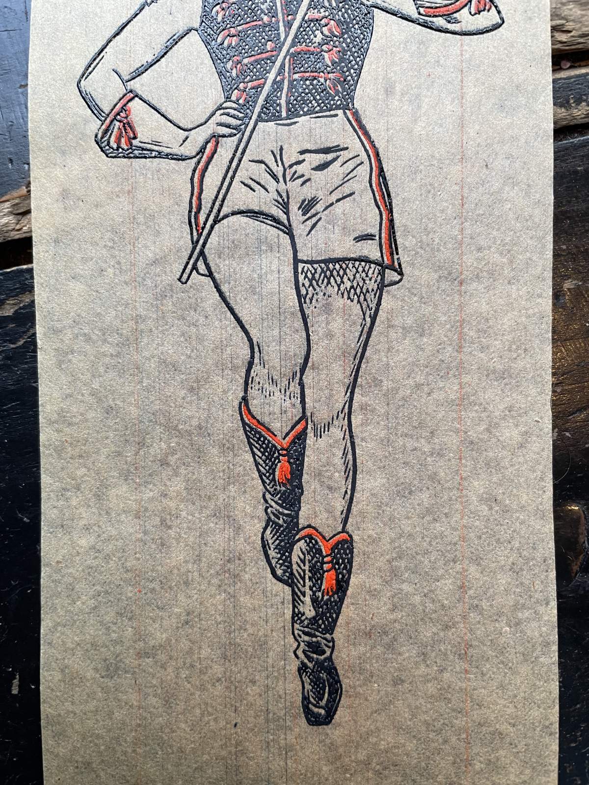 画像: 1940s〜1950s チアリーダー 転写紙