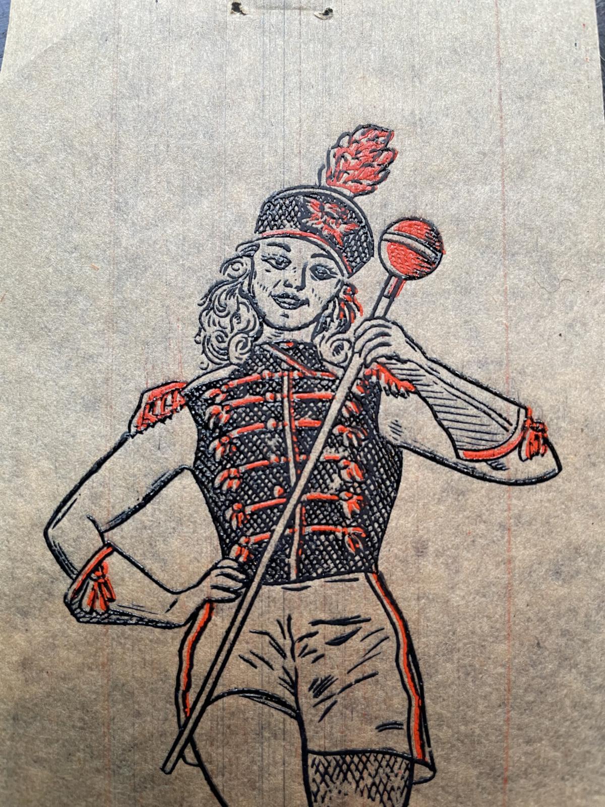 画像: 1940s〜1950s チアリーダー 転写紙