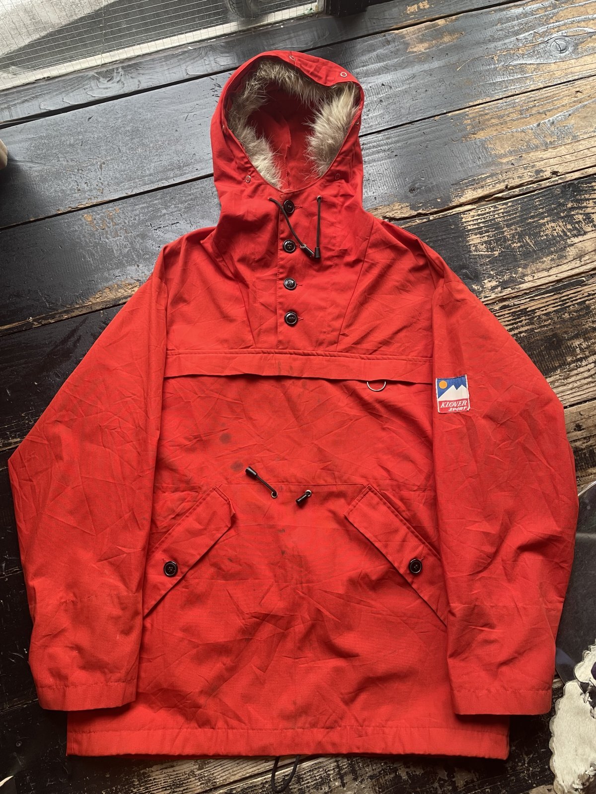 画像1: 80s ドイツ製 アノラックパーカー