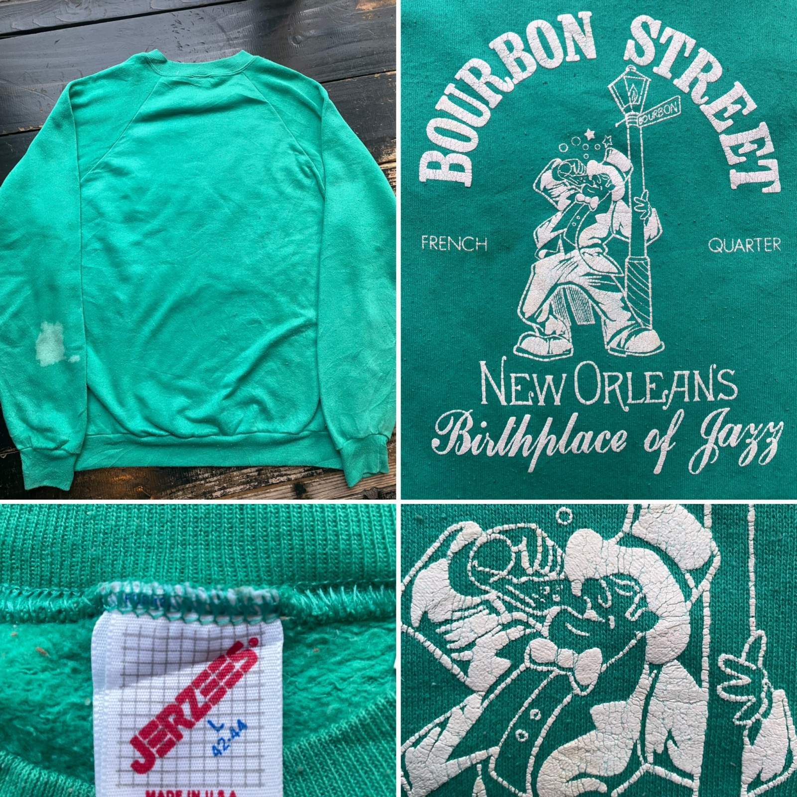 画像: 1980〜1990s バーボン ストリート USA製 スウェット