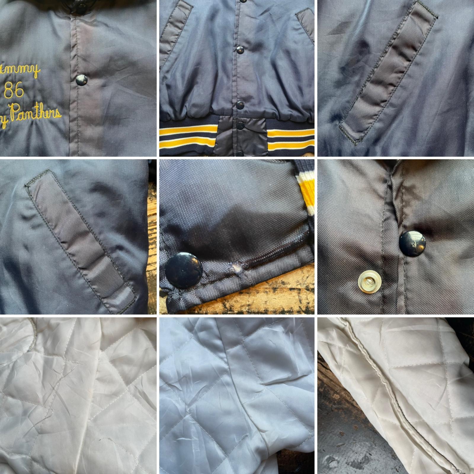 画像: 80s ナイロン バーシティ ジャケット