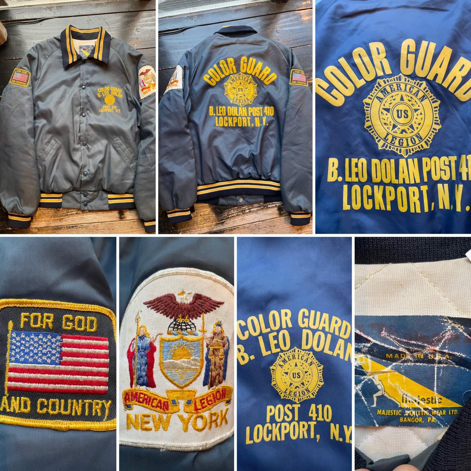 画像: 80s American us legion ナイロン ジャケット