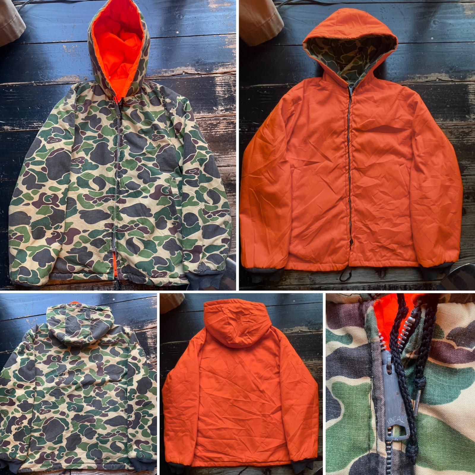 画像: 1970s リバーシブル フード付き ジップジャケット