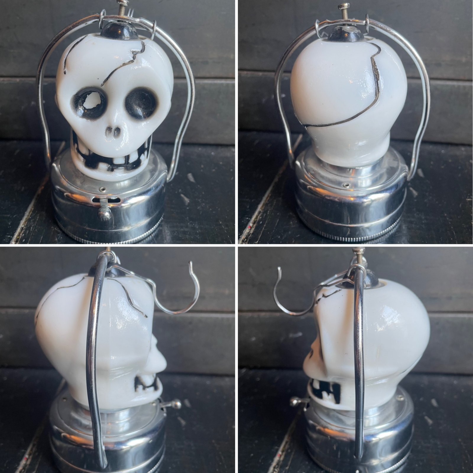 画像: 1970s〜ミクラガラス スカル ランタン