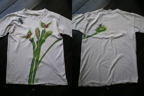 画像: 70〜80S　食虫植物Tシャツ