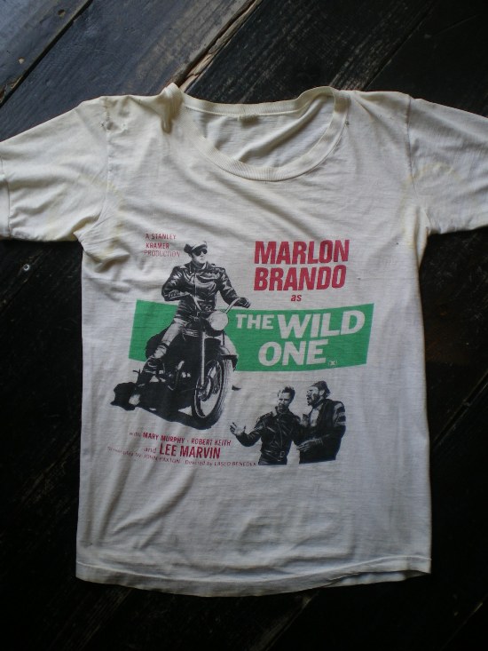 70'S 70年代 THE WILD ONE（乱暴者） ビンテージTシャツ 映画マーロンブランドTシャツ