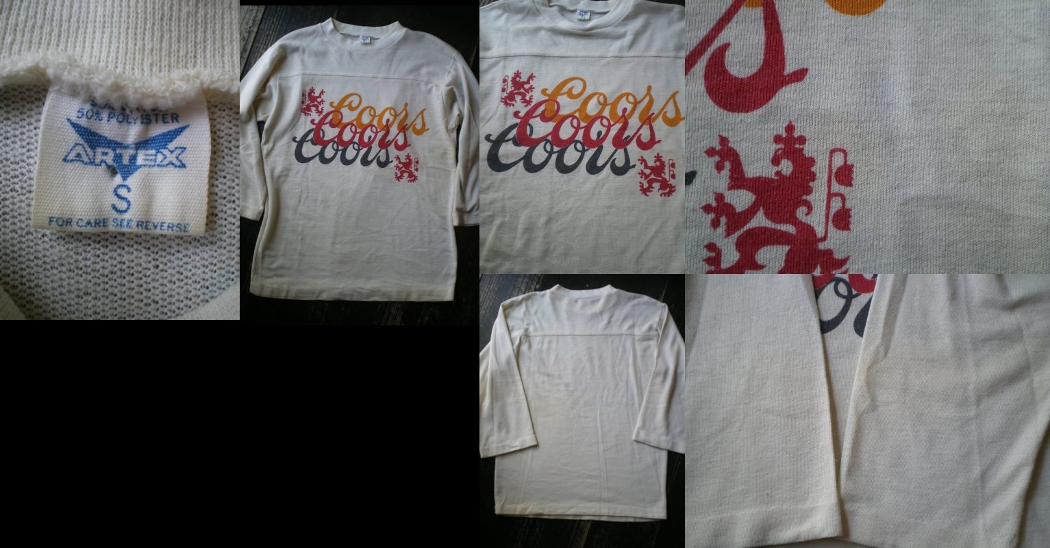 画像: 70S　ARTEX　Coors Tシャツ