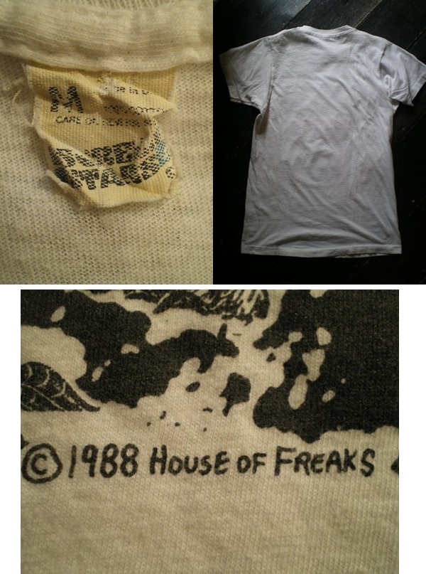 画像: 80S　House of Freaks Tシャツ